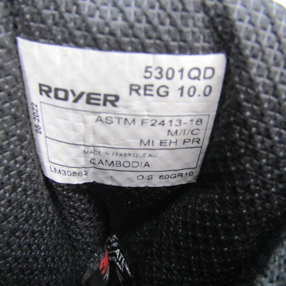 NEW ROYER Mens 4-Density Realflex Work Boots Protector Toe-Cap Lined Size 10 - Picture 11 of 11